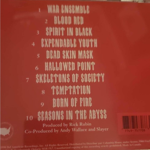 Slayer CD - Picture 2 of 2